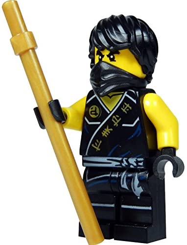 LEGO® Ninjago™ minifigure Cole (black Ninja) with Golden Kendo